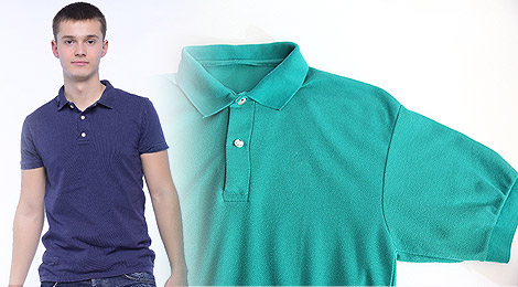 吸汗速乾のポロシャツ　（ハニカムメッシュ）